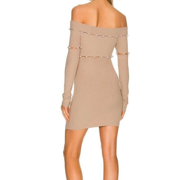 H:Ours Delhia Mini Dress In Camel - Picture 2 of 13